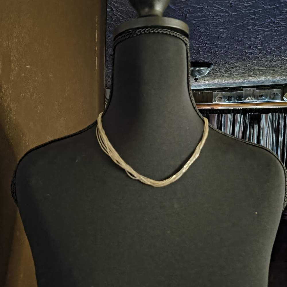 Twisted Multi-Strand Gold Tone Necklace - Women Jewelry